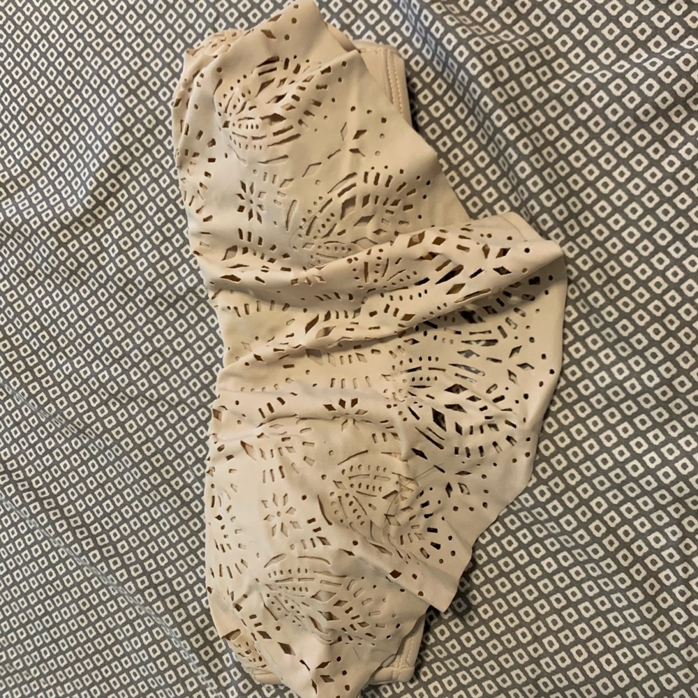 Cream bikini top